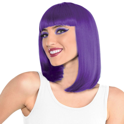 Purple Long Bob Wig | 1ct - Zurchers