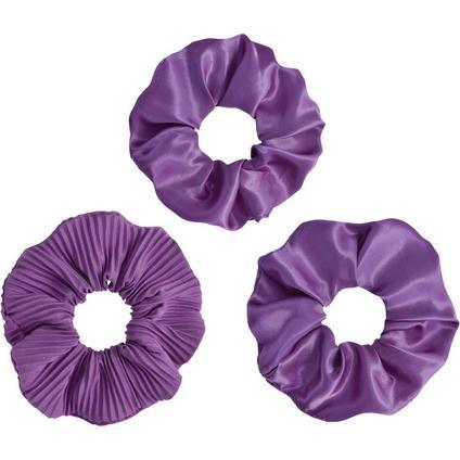 Purple Shimmer Scrunchies | 3 pc - Zurchers