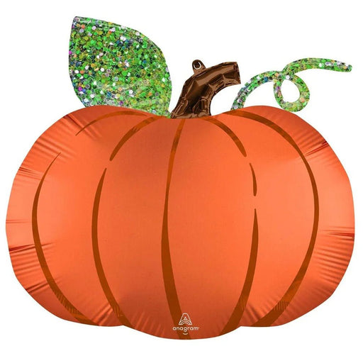 Satin Infused Pumpkin Supershape Balloon 36" | 1ct - Zurchers