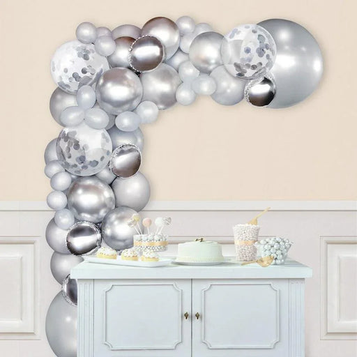 Silver Balloon Garland Kit | 1 set - Zurchers