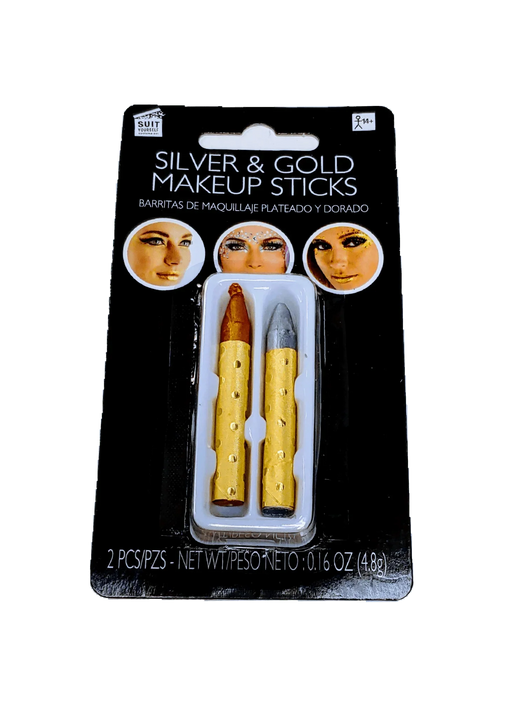 Silver & Gold Makeup Sticks | 2pcs - Zurchers
