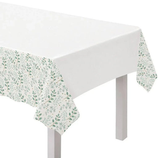 Simply Thankful Plastic Table Cover, 54in x 102in | 1 ct - Zurchers