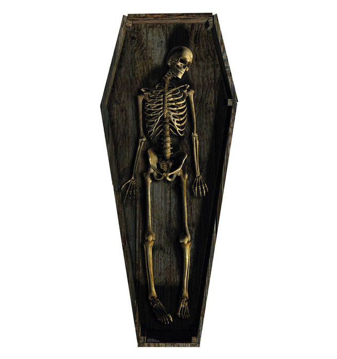 Skeleton Casket Lifesize Standup *Made to order - please allow 10 - 14 days for processing* - Zurchers