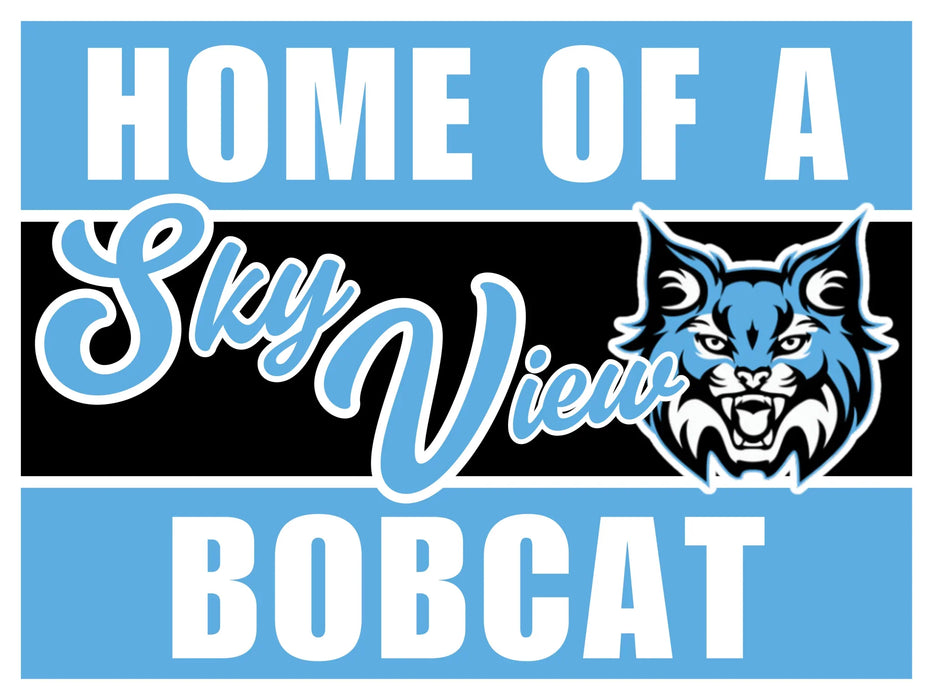 Sky View High School Spirit Yard Sign 24" x 18" | 1 ct - Zurchers