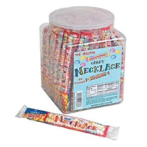 Smarties Jumbo Wrapped Necklaces | 36 ct - Zurchers