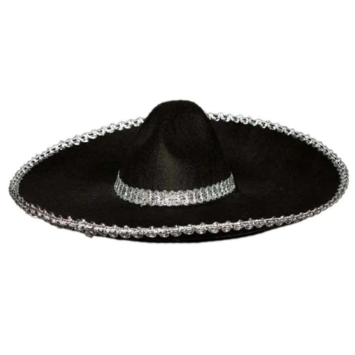 Sombrero Black With Metallic Trim | 1 ct - Zurchers
