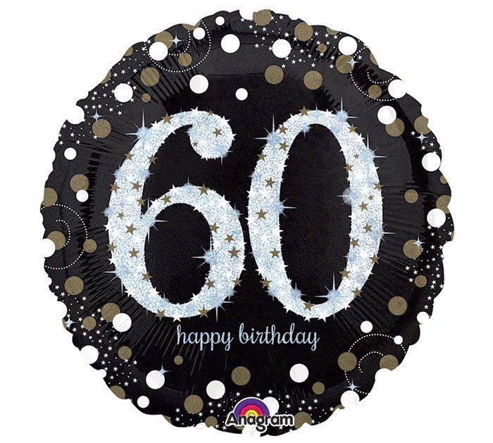 Sparkling 60 Mylar Balloon, 18'' | 1 ct - Zurchers