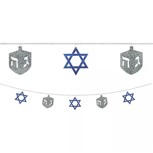 Star of David & Dreidel String Garland | 1ct - Zurchers