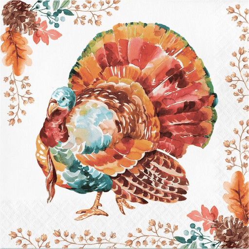 Tasteful Turkey - Luncheon Napkin 2 Ply 16 Ct - Zurchers