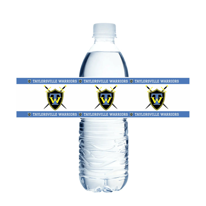 Taylorsville High School Water Bottle Labels | 12 ct - Zurchers