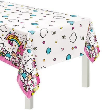 Hello Kitty And Friends Plastic Tablecover 54in x 84in | 1 ct - Zurchers