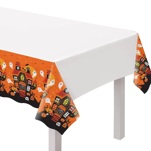 Spooky Friends Halloween Plastic Table Covers, 54in x 84in | 3ct - Zurchers