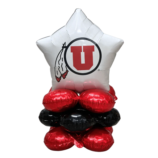 U of U U Feather Logo Air - Filled Balloon Bouquet - Zurchers