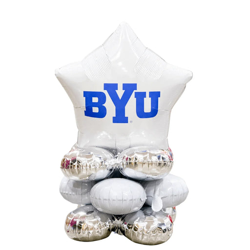 BYU Block Logo Mini Air Filled Balloon Bouquet | 1 ct - Zurchers
