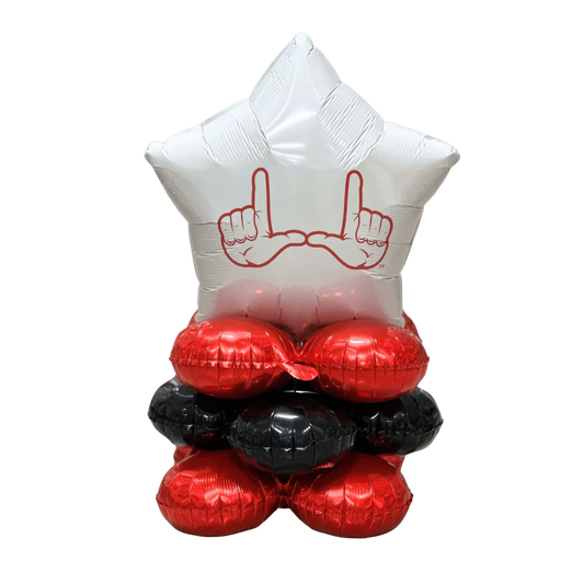 Utah Utes "U" Hand Sign Air - Filled Mini Bouquet | 1 ct - Zurchers