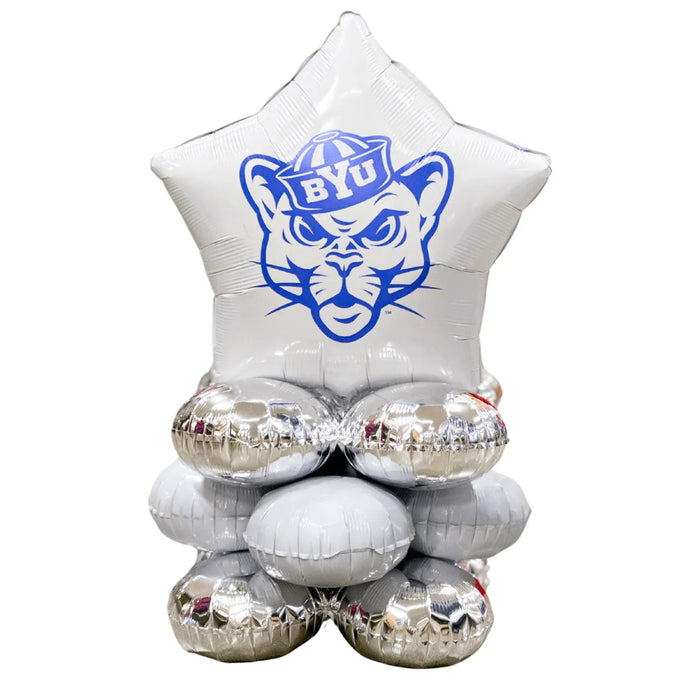 BYU Sailor Cougar Air - filled Mini Balloon Bouquet | 1 ct - Zurchers