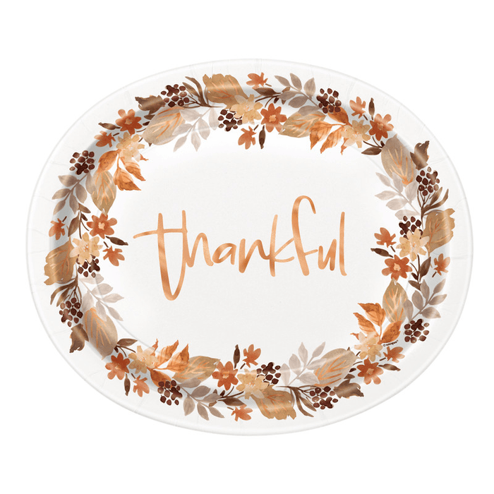 Thankful Large Harvest Oval Plates | 1ct - Zurchers