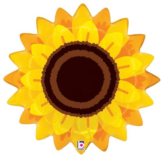 Thanksgiving Autumn Sunflower SuperShape Mylar Balloon 22" | 1 ct - Zurchers