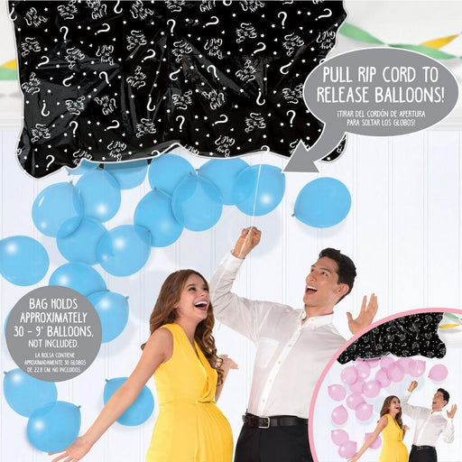 The Big Reveal Gender Reveal Balloon Drop Bag | 1ct - Zurchers