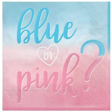 The Big Reveal Lunch Napkins | 16ct - Zurchers