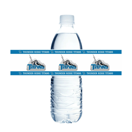 Thunder Ridge High School Water Bottle Labels | 12 ct - Zurchers