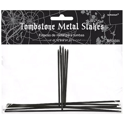 Halloween Tombstone Metal Stakes | 6ct - Zurchers