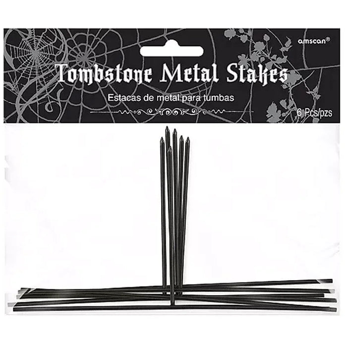 Halloween Tombstone Metal Stakes | 6ct - Zurchers