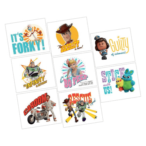 Toy Story Birthday Party Tattoo Squares | 8 ct - Zurchers