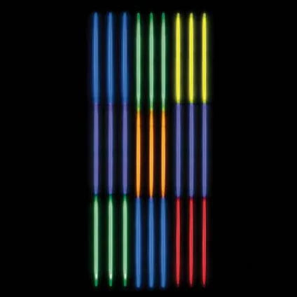 Tricolor Rainbow Glow Stick Mega Multi Pack 8" | 36 ct - Zurchers