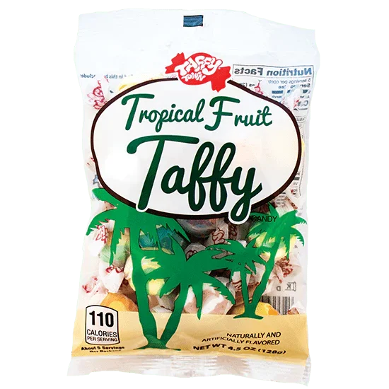 Tropical Fruit Mix Salt Water Taffy 4.5oz | 1 ct - Zurchers