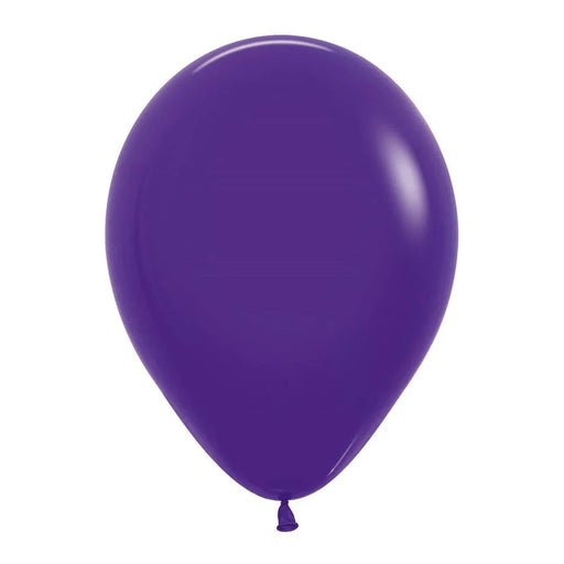 Violet Latex Balloon w/ Helium & Hi - Float, 11" | 1 ct - Zurchers