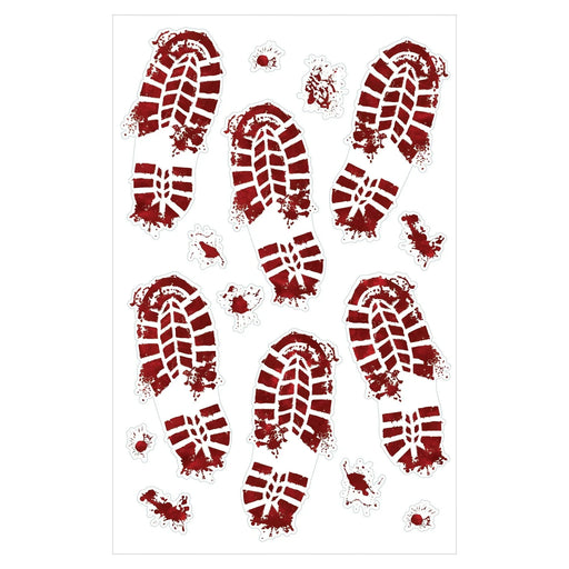 Halloween Bloody Footprints Floor Graphics | 1sheet - Zurchers