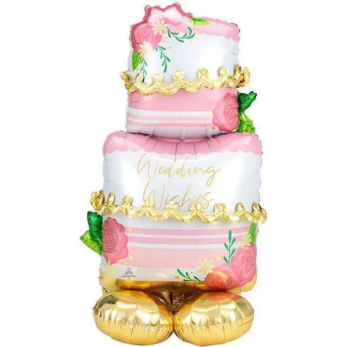 AirLoonz Wedding Wishes Balloon Uninflated 52" | 1 ct - Zurchers