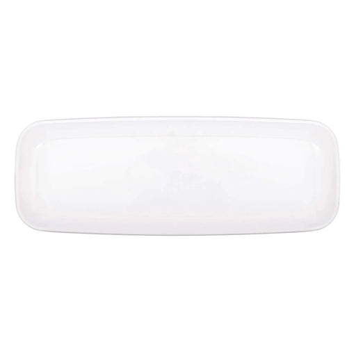 White Recyclable Long Platter 6.5" x 17.5" | 1 ct - Zurchers