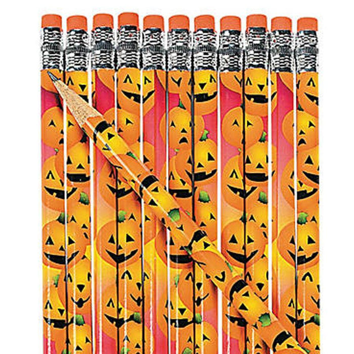 Wooden Halloween Pumpkin Pencils | 12ct - Zurchers