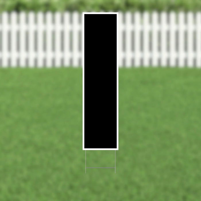 Yard Card Black Letter 21.5" | 1ct - Zurchers