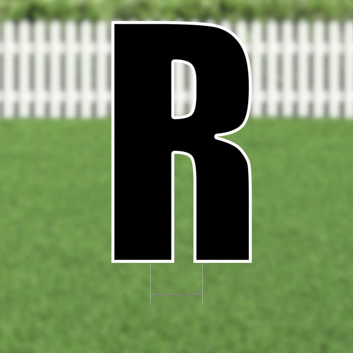 Yard Card Black Letter 21.5" | 1ct - Zurchers