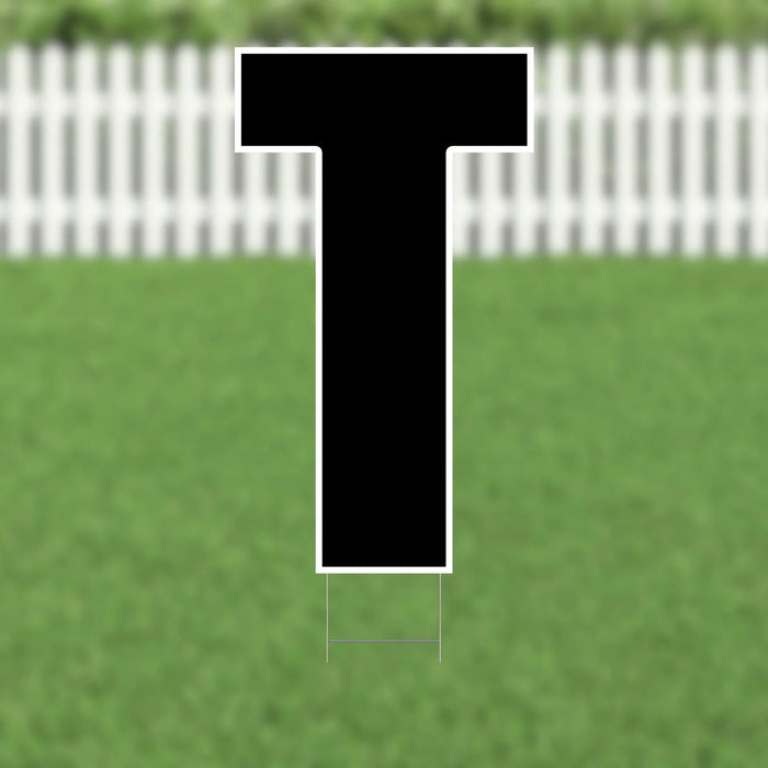 Yard Card Black Letter 21.5" | 1ct - Zurchers