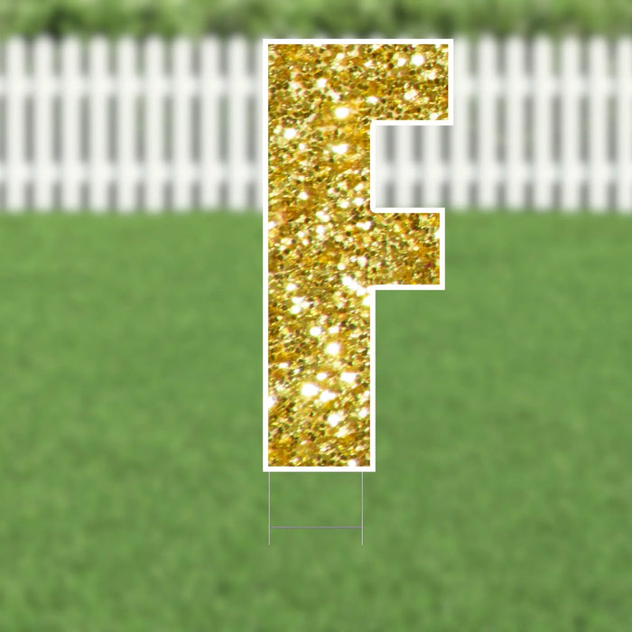 Yard Card Gold Letter 21.5" | 1ct - Zurchers