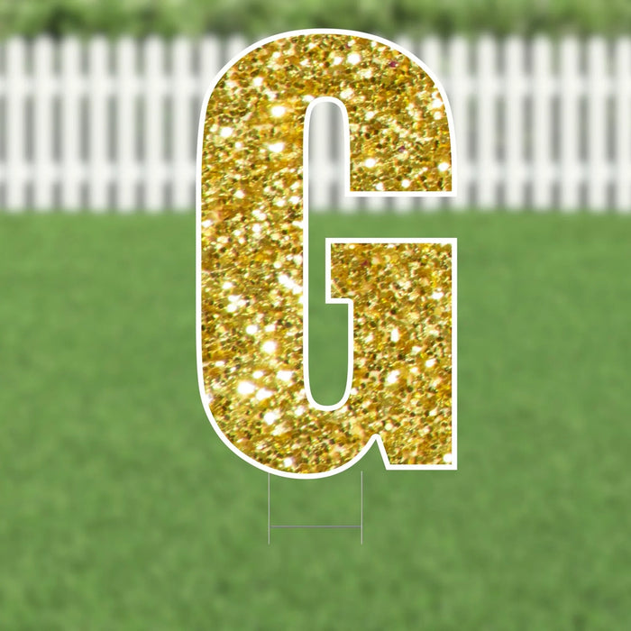 Yard Card Gold Letter 21.5" | 1ct - Zurchers