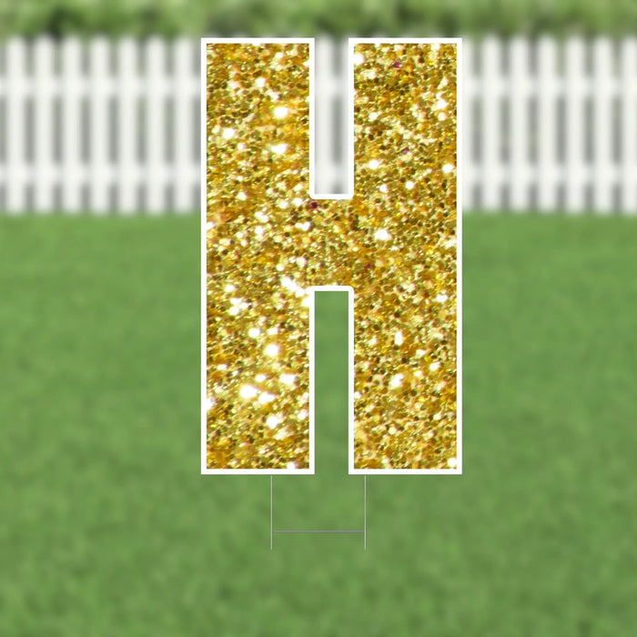 Yard Card Gold Letter 21.5" | 1ct - Zurchers