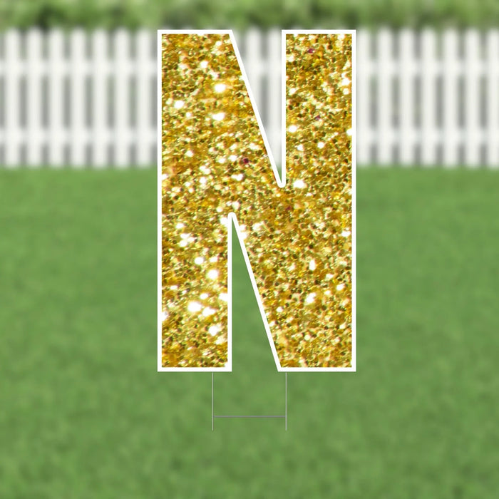 Yard Card Gold Letter 21.5" | 1ct - Zurchers