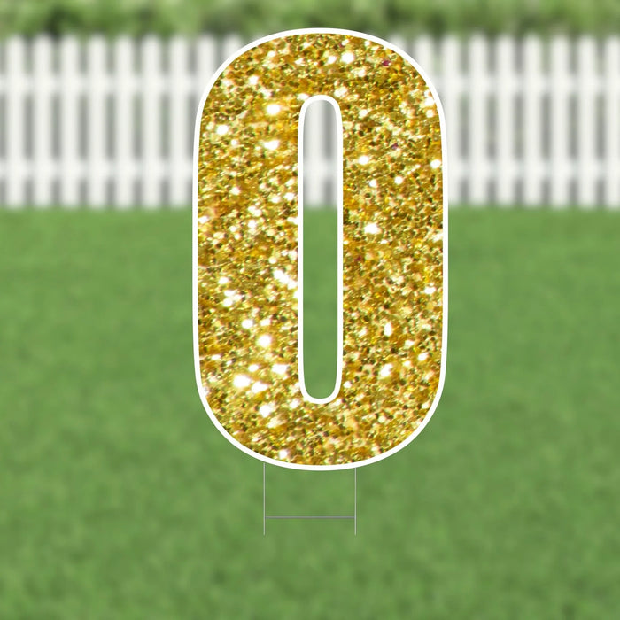 Yard Card Gold Letter 21.5" | 1ct - Zurchers