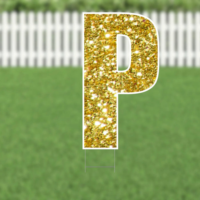 Yard Card Gold Letter 21.5" | 1ct - Zurchers