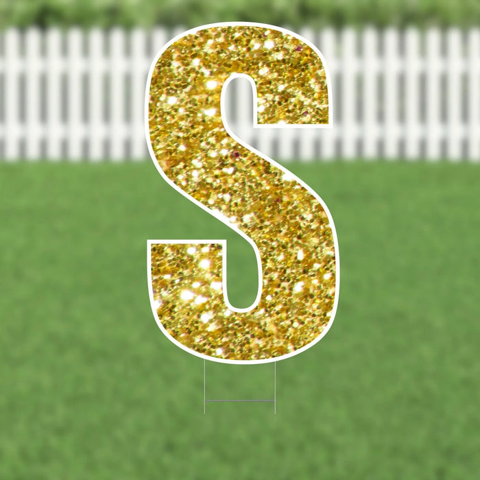 Yard Card Gold Letter 21.5" | 1ct - Zurchers