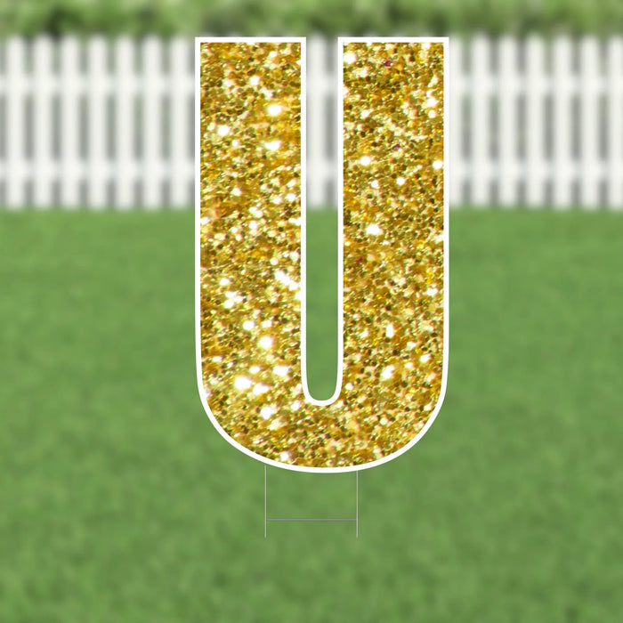 Yard Card Gold Letter 21.5" | 1ct - Zurchers