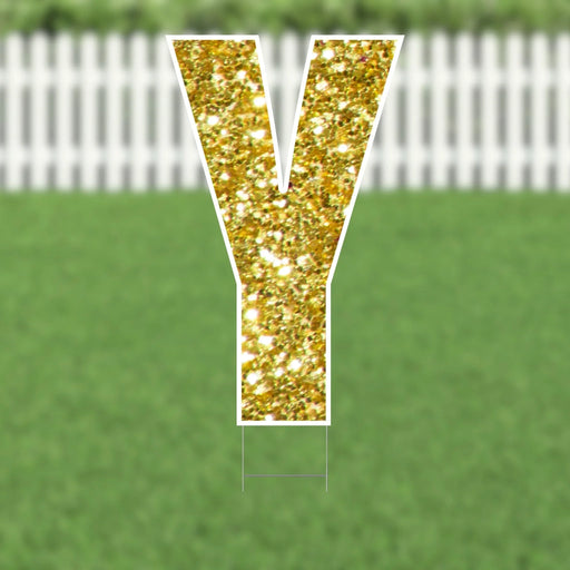 Yard Card Gold Letter 21.5" | 1ct - Zurchers