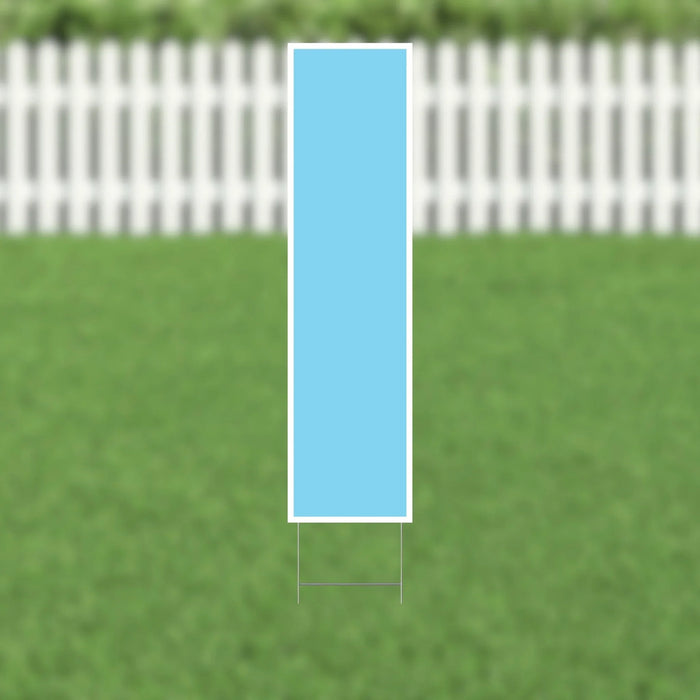 Yard Card Light Blue Letter 21.5" | 1ct - Zurchers