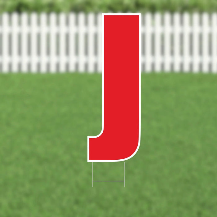 Yard Card Red Letter 21.5" | 1ct - Zurchers