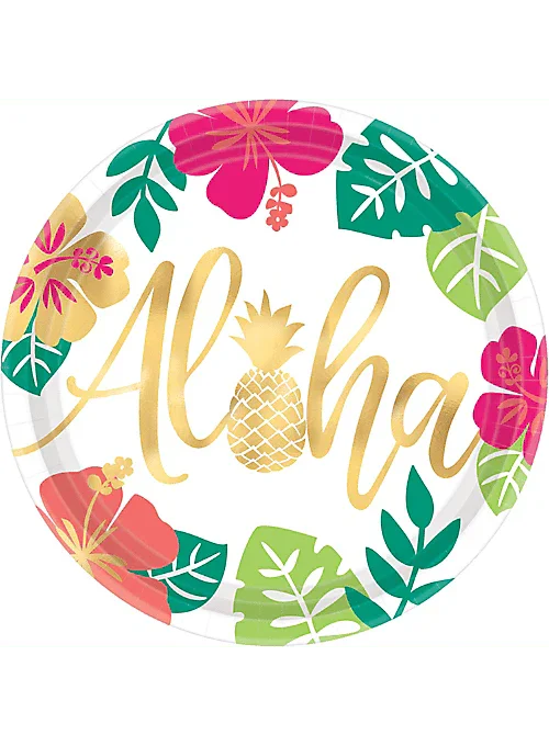 You had Me At Aloha Dinner Plates 10.5" | 8ct - Zurchers